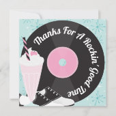 1950s Retro Diner Verjaardagskaart – Sock H Kaart (Voorkant)