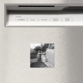 1950s Retro Gas Station Attendant Magneet (Insitu (Vaatwasser))