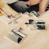 1950s Retro Meisjes Collage Legpuzzel (Zijkant)