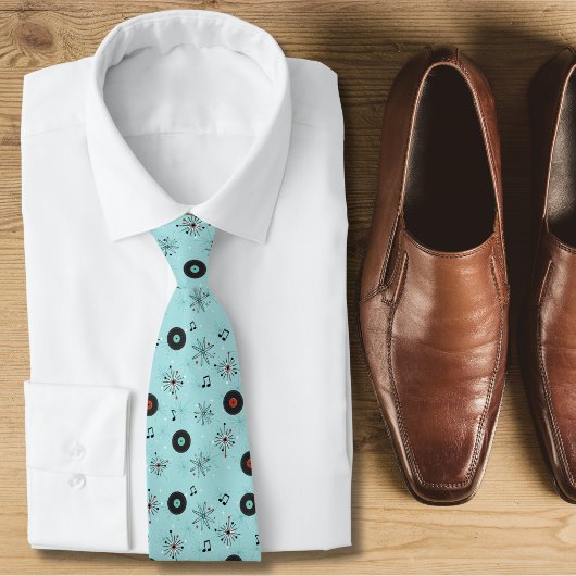 1950s Retro Music Neck Tie Stropdas