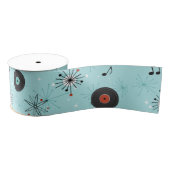 1950s Retro Music Records Grosgrain Lint (Spoel)