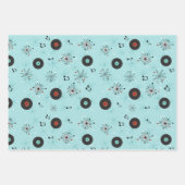 1950s Retro Music Records Inpakpapier Vel (Voorkant 2)