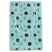 1950s Retro Music Records Medium Cadeauzakje (Voorkant)