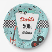 1950's Retro Party  Papieren Bordje (Voorkant)