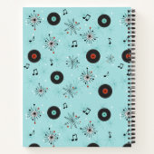 1950's Retro Rock 'n' Roll Music Notitieboek (Achterkant)