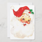 1950s  Retro Sinterklaas Aangepaste Kerstmis Feestdagenkaart (Voorkant)