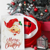 1950s Retro Sinterklaas Kerstmis Medium Cadeauzakje