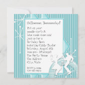 1950's Retro Verjaardagsfeest Kaart (Achterkant)