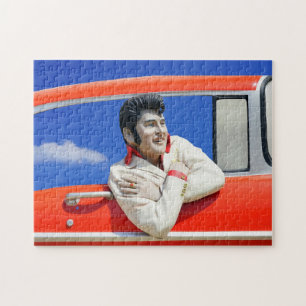 1950'S ROCKER CLASSIC RETRO CAR PUZZLE LEGPUZZEL