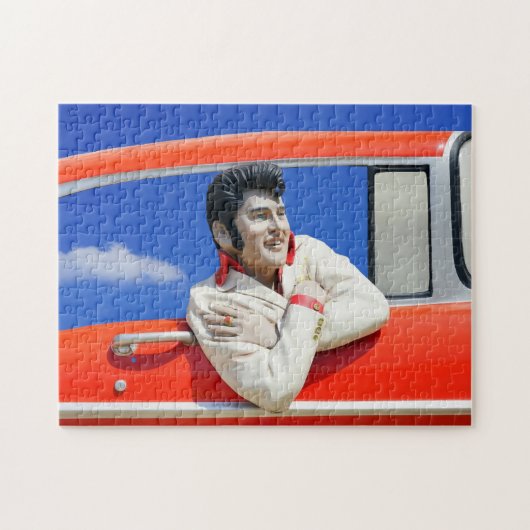 1950'S ROCKER CLASSIC RETRO CAR PUZZLE LEGPUZZEL (Horizontaal)