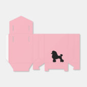 1950s Roze Poodle Rok Geïnspireerd Favor Box Bedankdoosjes (Uitgevouwen)