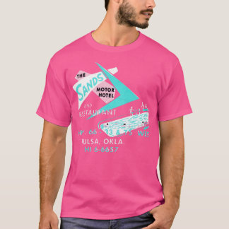 1950s Sands Motor Hotel op Route T-shirt