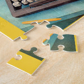 1950s schrijfmachine advertentie afbeelding legpuzzel (Zijkant)