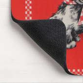 1950s Scottie-hond in het rood Muismat (Hoek)