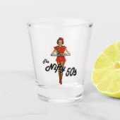 1950s-server shot glas (Voorkant)