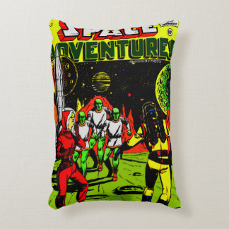 1950's SPACE Adventures Comic Pillow Accent Kussen