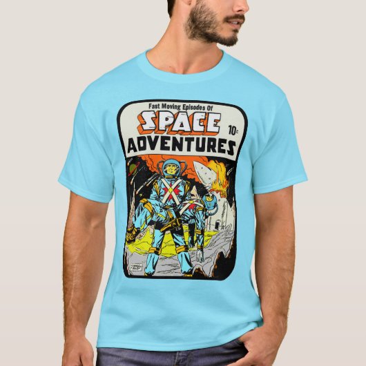 1950's Space Adventures T-shirt (Voorkant)