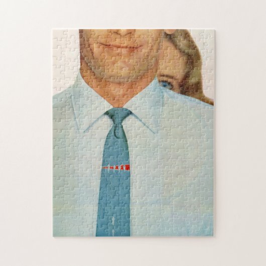 1950s stropdas man legpuzzel (Verticaal)