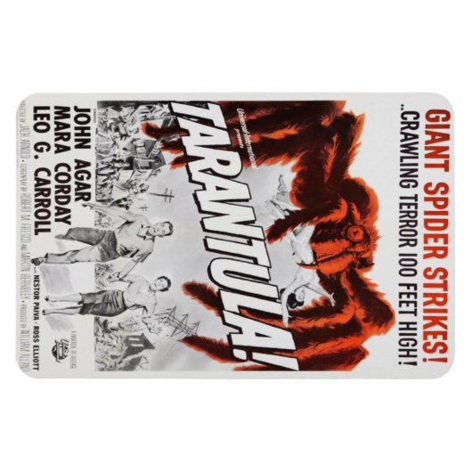 1950's TARANTULA! Flexibel magneet (Horizontaal)