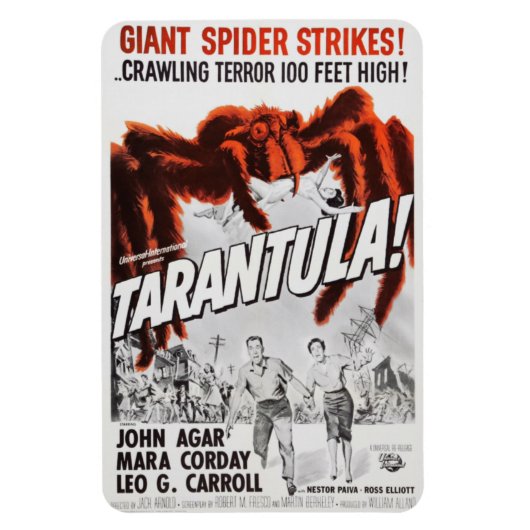 1950's TARANTULA! Flexibel magneet (Verticaal)
