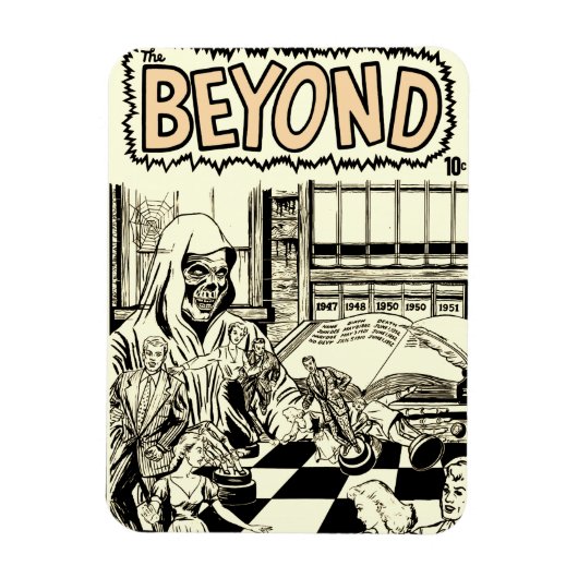 1950's *The BEYOND* Horror Comics Magnet Magneet (Verticaal)
