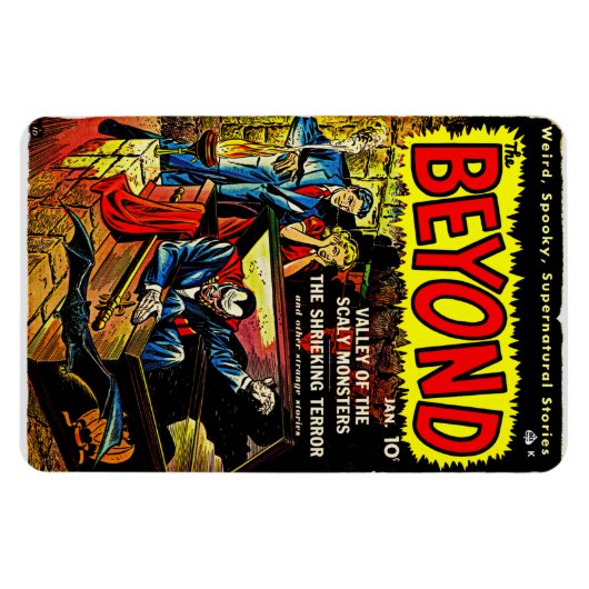 1950's *The BEYOND* Horror Comics Magnet Magneet (Horizontaal)