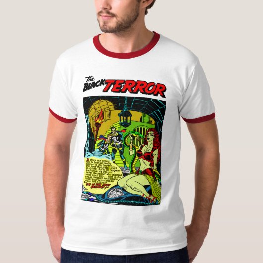 1950's The Black Terror T-shirt (Voorkant)