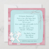 1950's Thema Verjaardagsfeest Kaart (Achterkant)