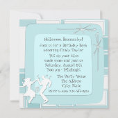 1950's Thema Verjaardagsfeest Uitnodigingen (Achterkant)