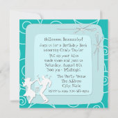 1950's Thema Verjaardagsfeest Uitnodigingen (Achterkant)