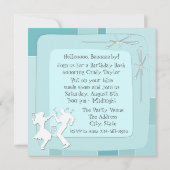 1950's Thema Verjaardagsfeest Uitnodigingen (Achterkant)