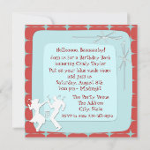 1950's Thema Verjaardagsfeest Uitnodigingen (Achterkant)