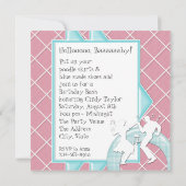 1950's Thema Verjaardagsfeest Uitnodigingen (Achterkant)