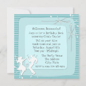 1950's Thema Verjaardagsfeest Uitnodigingen (Achterkant)