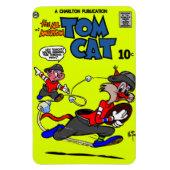 1950's TOMCAT Grappige Stripmagneet Magneet (Verticaal)