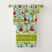 1950's Vintage Christmas Bad Handdoek (Insitu)