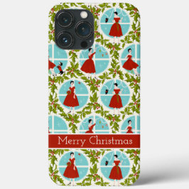 1950's Vintage Christmas Case-Mate iPhone Case