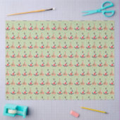 1950's Vintage Kerst Serie Ontwerp 4 Tissuepapier (Craft)