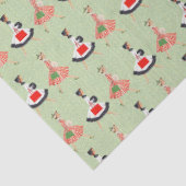 1950's Vintage Kerst Serie Ontwerp 4 Tissuepapier (Detail)