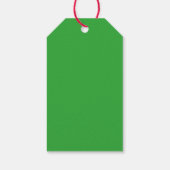 1950's Vintage Kerstmis Meisje Bakken Cookies Cadeaulabel (Achterkant)