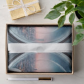 1950s vrouw in grote glazen en plexiglas tissuepapier (Geschenk)