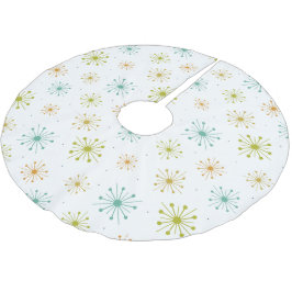 1950s Vuurwerk Starbursts Mid Century Kerstboom Rok