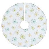 1950s Vuurwerk Starbursts Mid Century Kerstboom Rok (Voorkant)