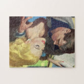 1950s warme kantoor romance legpuzzel (Horizontaal)