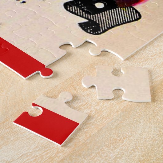 1950s zaadpakket kayenne peper print legpuzzel (Zijkant)