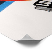 1950s zaadpakket tomaten afdrukken poster (Hoek)