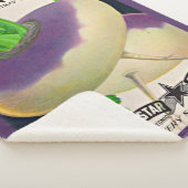 1950s zaadpakket turnips druk sherpa deken (3/4)