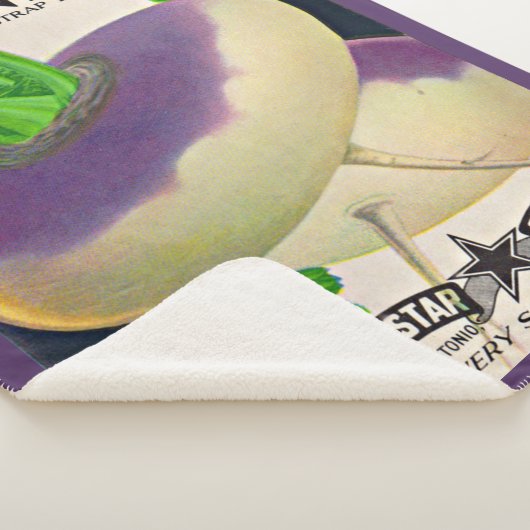 1950s zaadpakket turnips druk sherpa deken (3/4)