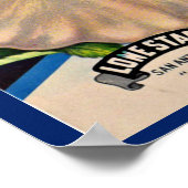 1950s zaadpakket witte squash print (Hoek)