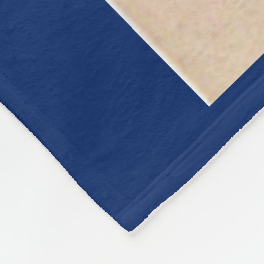 1950s zaadpakket witte squash print fleece deken (Hoek)